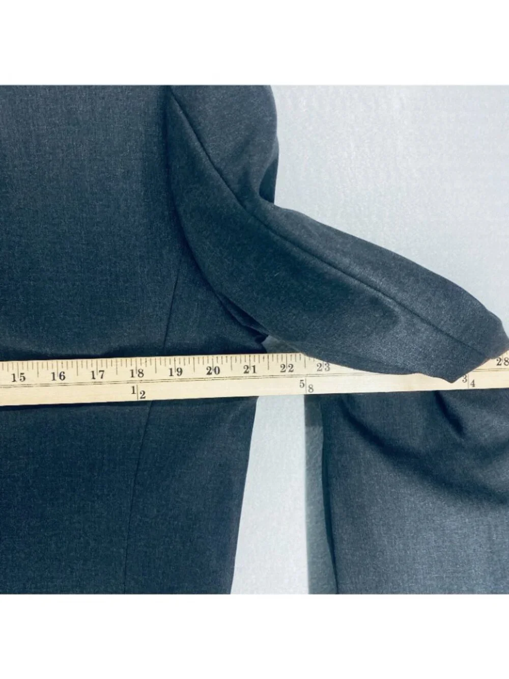 Hickey Freeman x Loro Piana Blazer Mens 42L Gray Wool Sport Coat Jacket Wedding